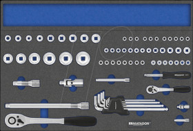 8164 1411 Socket Set L, 72-piece