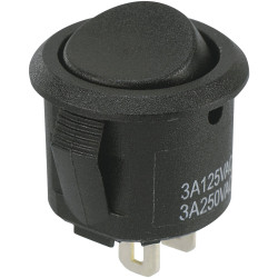 TruComponents 751607 Rocker switch,Panel Mount,Off/On,SPST,Quick Connect
