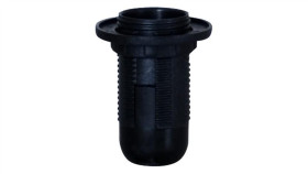 Oprawka Termoplastyczna E14-1 Kołnierz - Czarna 2A, 250V