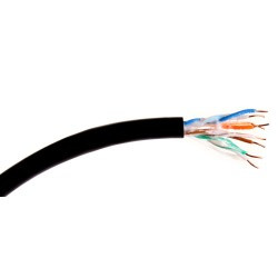 KABEL SKRĘTKA GETFORT PREMIUM CAT.5E U/UTP UV ŻELOWANY 1m