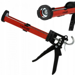 Wyciskacz pistolet do silikonu mas szpachlowych akrylu metalowy 230 Schmith