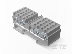 Kostka zaciskowa na szynie DIN TE Connectivity 10AWGSzybkozłączne 22715
