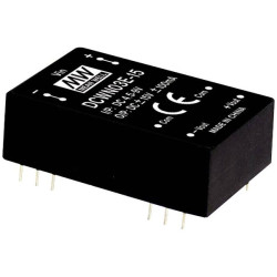 Mean Well DCWN03C-15 DCWN03 series 3W 100mA 3kV I/O 2 outputs DIP24