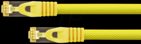 8070PY-020Y RJ45 Patch Cord Cat.7 PiMF yellow 2m