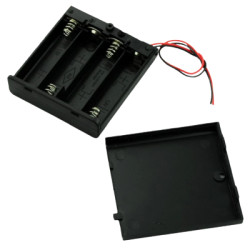 Uchwyt AA x4 Pokrywka +wyłącznik