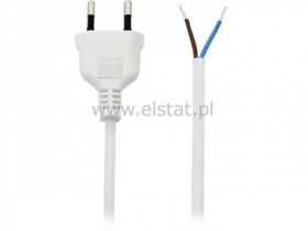 Kabel sieciowy jednostr. 2,5m ( 2x0.5mm) biały