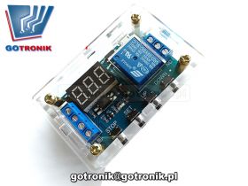 Moduł sterownika z wyjściem przekaźnikowym + obudowa