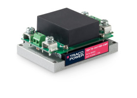 Przetwornica DC-DC, 75W, Uwe 9→ 36 V DC, Uwy 5V dc, Iwy 15A Tak, TRACOPOWER Nie