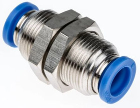 Adapter gwintowany typu rura – rura, typ: Prosty, 10 barów