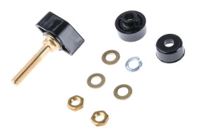 Wtyk montażowy, Czarny, 63A, M6 x 0.75, izolacja: Tak, 1kV 4mm