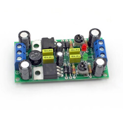 Zasilacz symetryczny regulowany 1,2-24 V 2×300 mA - zlutowany KIT AVT 1882