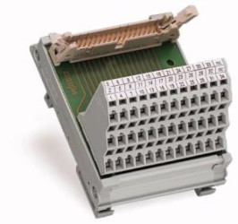 Moduł przejściowy 26-torowy ze złączem do przewodu taśmowego 289-615 /1szt./