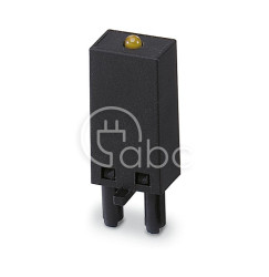 Moduł wtykowy LED żółty+dioda 110 V DC A1+ A2- LDP-110DC 2833673