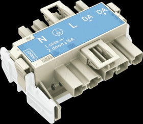 770-7105 LINECT® MIDI, T-connector 5-pin, 1x plug / 2x socket