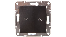 Asfora Przycisk Żaluzjowy (Z. Śrub.) Bez Ramki Antracyt Eph1300371