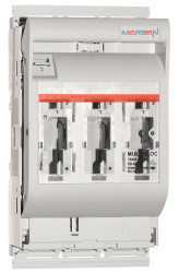 Uchwyt bezpiecznikowy montowany na szynie Mocowanie szynowe rozmiar: 00 160A 690V ac Mersen