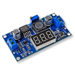 LM2596 Step-down 3A DC-DC converter with display and voltmeter