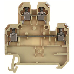 Weidm&#x171;ller 1285660000 Term Blk Feed Through Beige