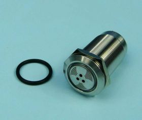 12V DC 12mm RED MIG. Z BUZZEREM KONTROLK