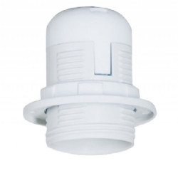 Oprawka E27 biała termopl. z koł. F-ELEKTR F4.0109