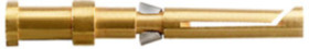 Receptacle, 0.75-1.0 mm², AWG 18, crimp connection, gold-plated, 1651690000