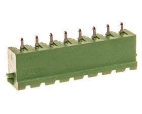 Gniazdo pinowe 8P 320V 12A zielone z noskiem blokującym MSTBVA 2,5/ 8-G-RN 1944657 /50szt./