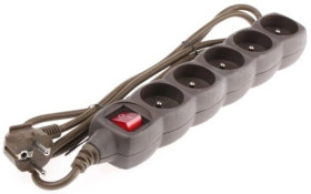 Przedłużacz 5-gniazd 250 V Typ E - gniazdo francuskie 1.5m 296286
