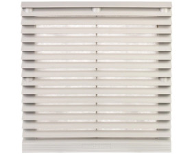 Kratka plastikowa z filtrem dla wentylatorów 172x150mm RAL7035 ZL-804 RAL7035