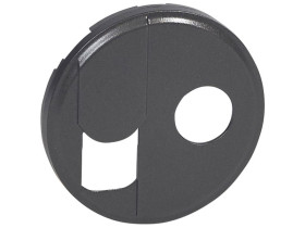 CELIANE Plakietka gniazd TV + RJ45 grafitowa 067939 LEGRAND