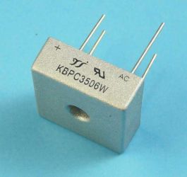 35A/600V PINY KWADRAT KBPC-3506W MOSTEK