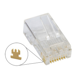 Wtyk telefoniczny 8p8c RJ45 na drut / 9332 / TEL0004-1