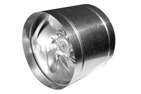 Wentylator kanałowy fi 200 48W 405m3/h IP44 metalowy WK200