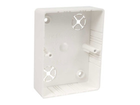 Puszka instalacyjna LK 80X28 2ZK, do gniazd podwójnych, SUPERwhite LK 80X28 2ZK_HB KOPOS