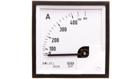 Amperomierz Analogowy Tablicowy 800/400A Do Przekładnika 400/5A 72X72mm Ip50...