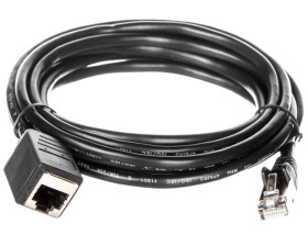 Przedłużacz kabla krosowego F/UTP kat.5e czarny 3m 91883