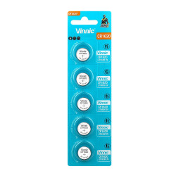 bateria litowa Vinnic CR1620 - 5 sztuk
