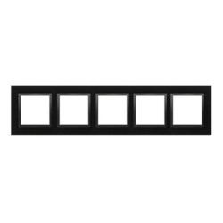 Simon 54 Nature Ramka 5-krotna szklana, Wulkaniczna Lawa DRN5/75