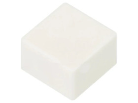 Klawisz wciskany brak 5,5mm -25÷70C kwadratowy biały B32-1260
