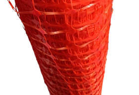 Siatka ogrodzeniowa OPB 120/120 ostrzegawcza BHP pomarańczowa 100mb