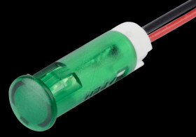 QS83XXG12 Indicator LED, 12 V DC, 8 mm, wired, green
