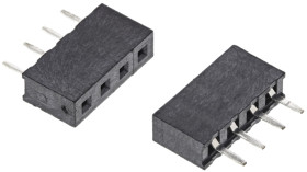 Gniazdo PCB 4 -pinowe raster: 2mm Listwa gniazdowa Proste Przewlekany