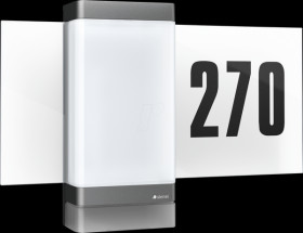 110075119 Wall light fixture, 7.8 W, 600 lm, 3000 K, motion detector, Blue