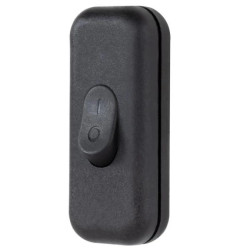 Łącznik przelotowy kołyskowy na kabel KLIK 1-biegunowy 2,5A 250 V czarny 09045