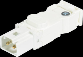 91.922.2053.0 Connector, screw connection, plug, white