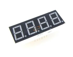 WYŚWIETLACZ LED 0.56" POCZWÓRNY CZERWONY WSPóLNA ANODA