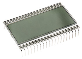 Wyświetlacz monochromatyczny LCD, , 7-segmentowy, RS PRO