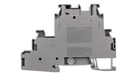 Złączka Szynowa 3-Piętrowa 2-Przewodowa 4Mm2 Szara Ut 4-L 3214363 /50Szt./