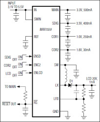 5-Output Power-Management IC For Low-Cost PDAs