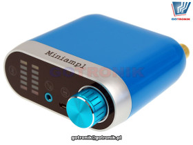 Wzmacniacz mocy 2x50W Bluetooth USB Aux VU