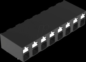 2086-3208 THR PCB terminal block, push-button, 1.5 mm², 8-pin